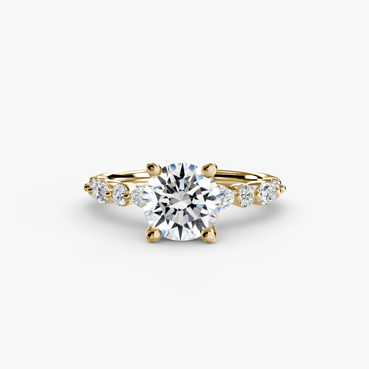 Noemi Solitaire with Eternity Pavé