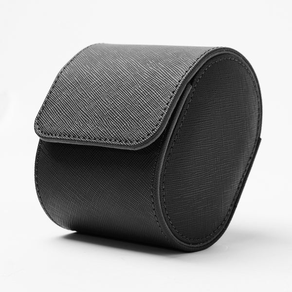 Single Watch Roll Leather Travel Case