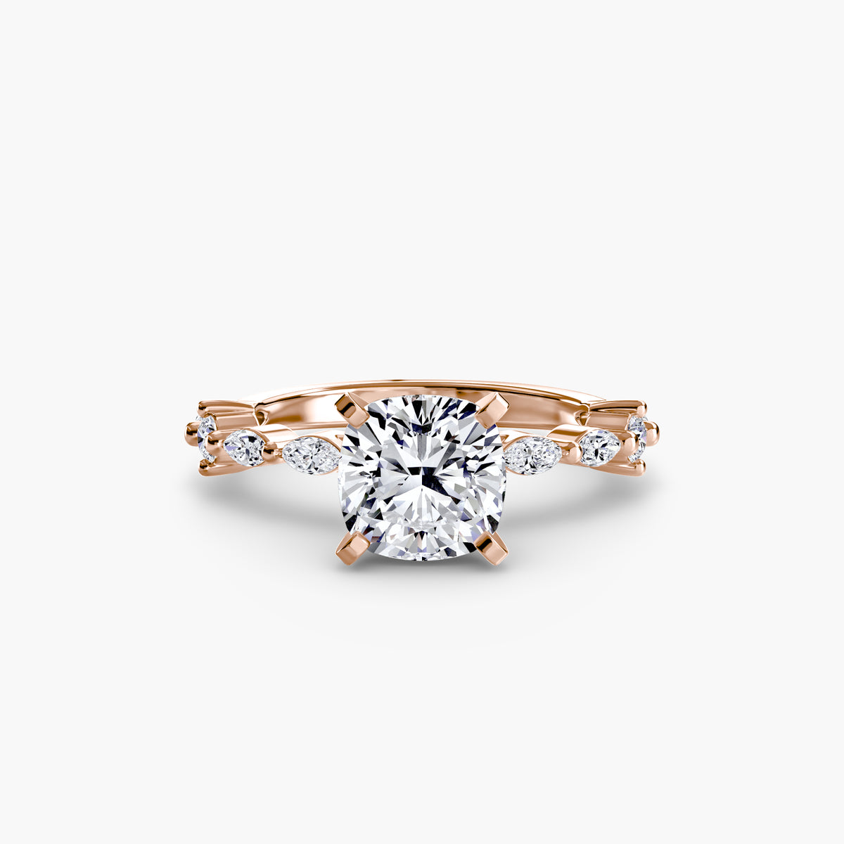 Raffaella Solitaire with Eternity Pavé