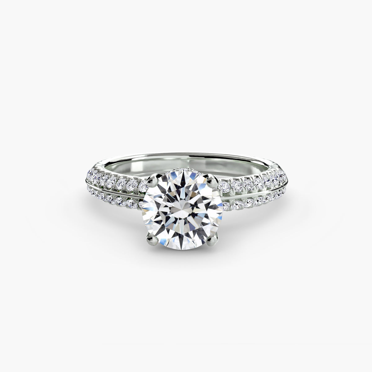 Camila Solitaire with Pavé