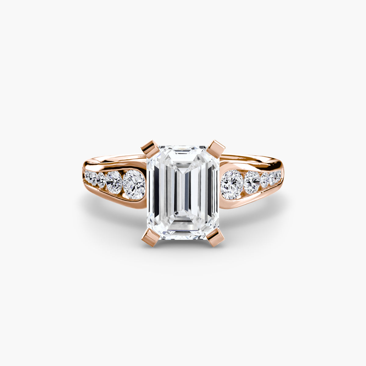Chiara Solitaire with Pavé