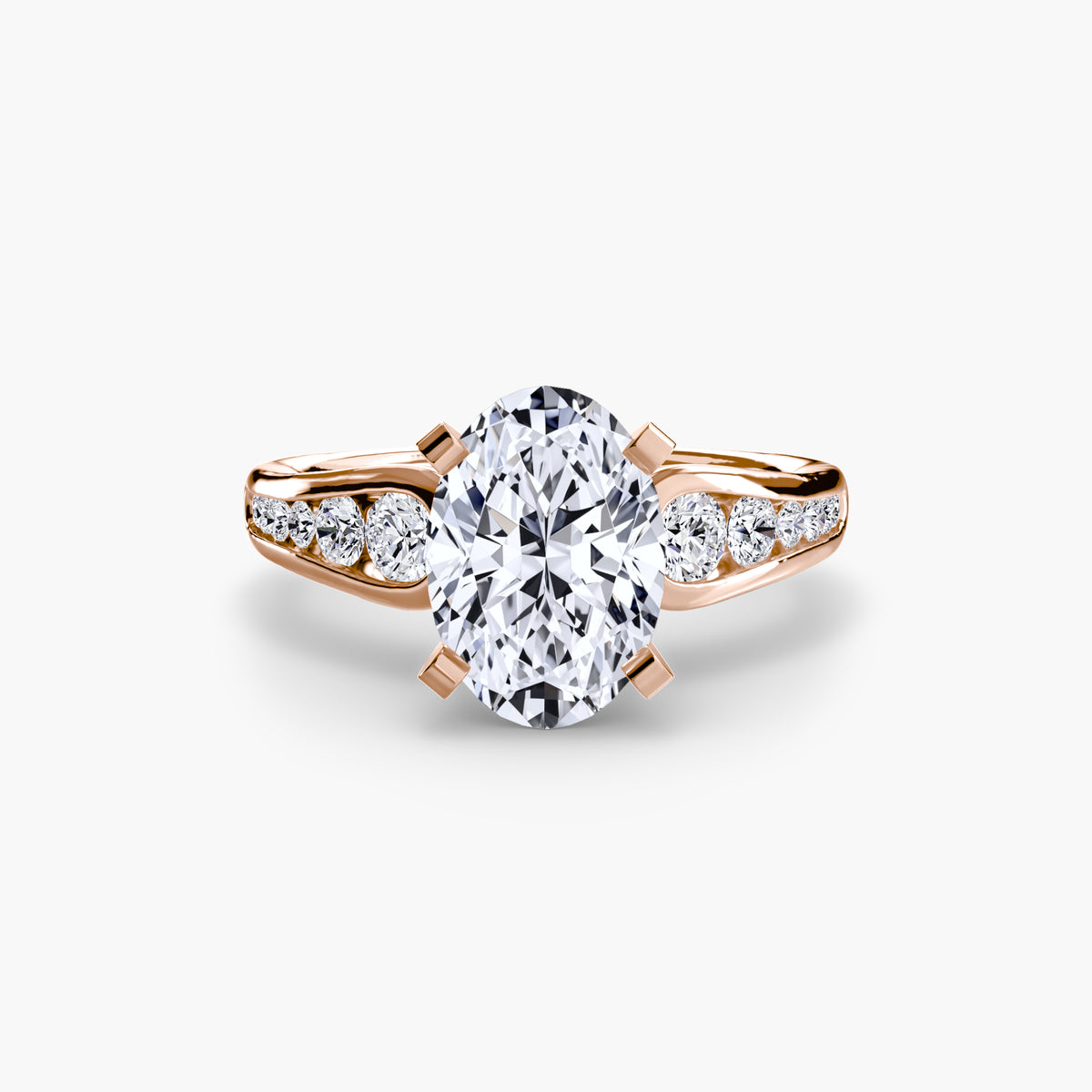 Chiara Solitaire with Pavé