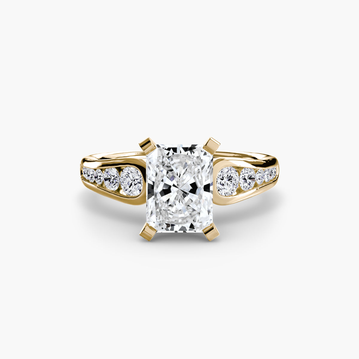 Chiara Solitaire with Pavé
