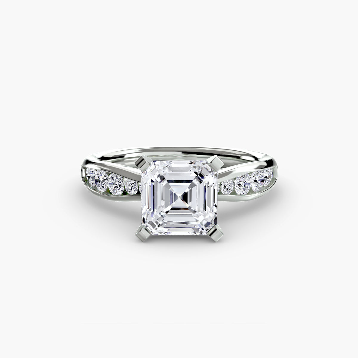 Elena Solitaire with Pavé