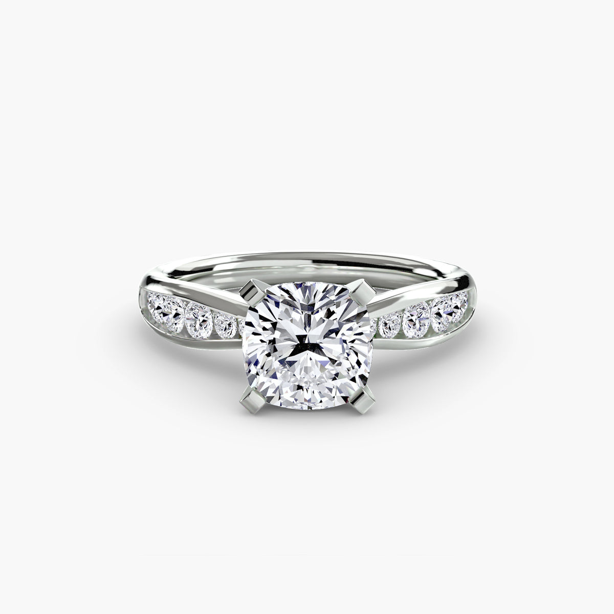 Elena Solitaire with Pavé