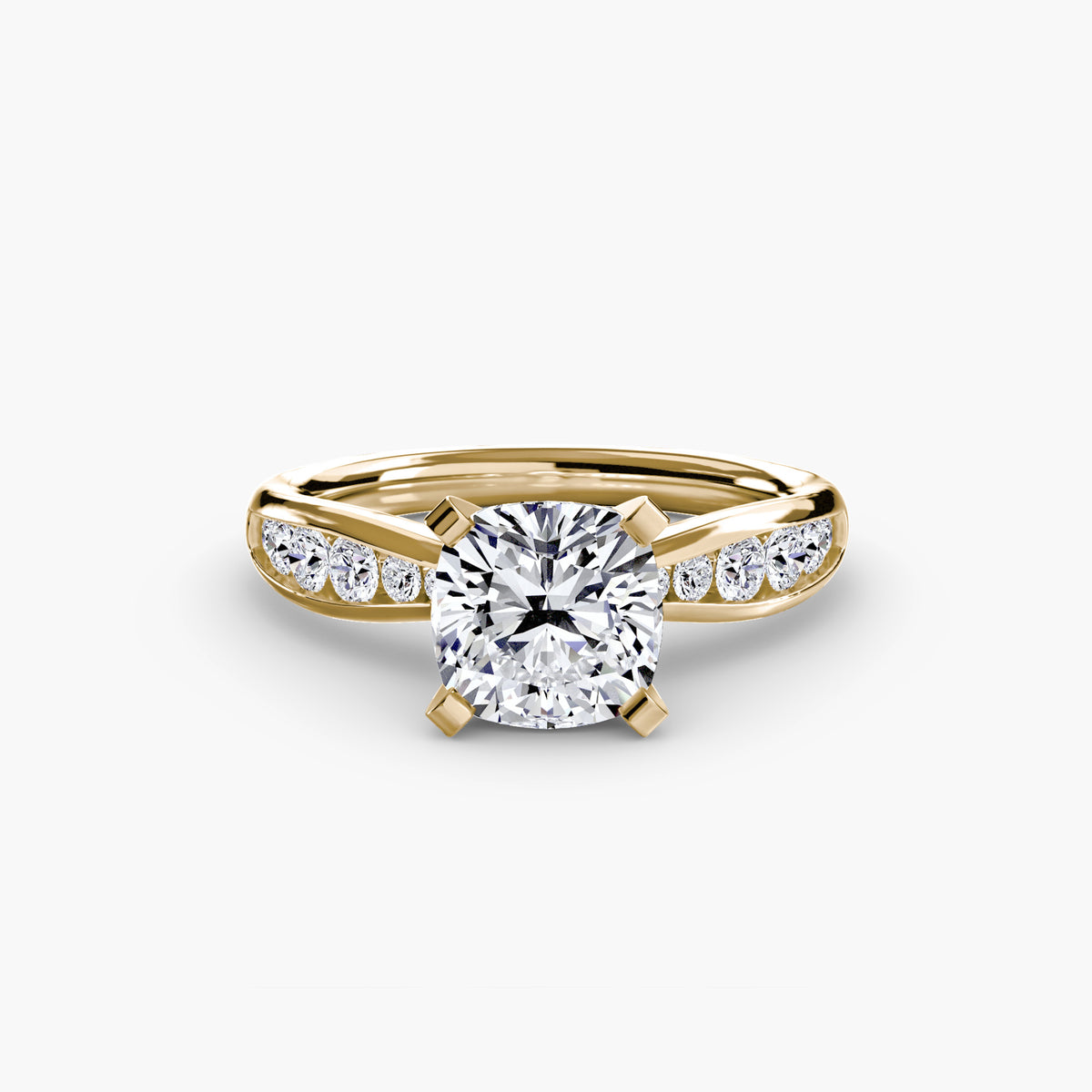 Elena Solitaire with Pavé