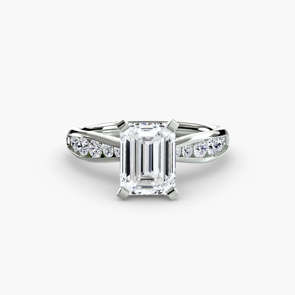 Elena Solitaire with Pavé