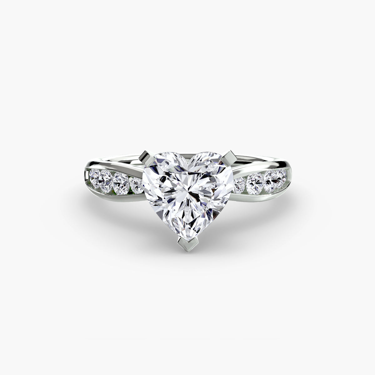 Elena Solitaire with Pavé