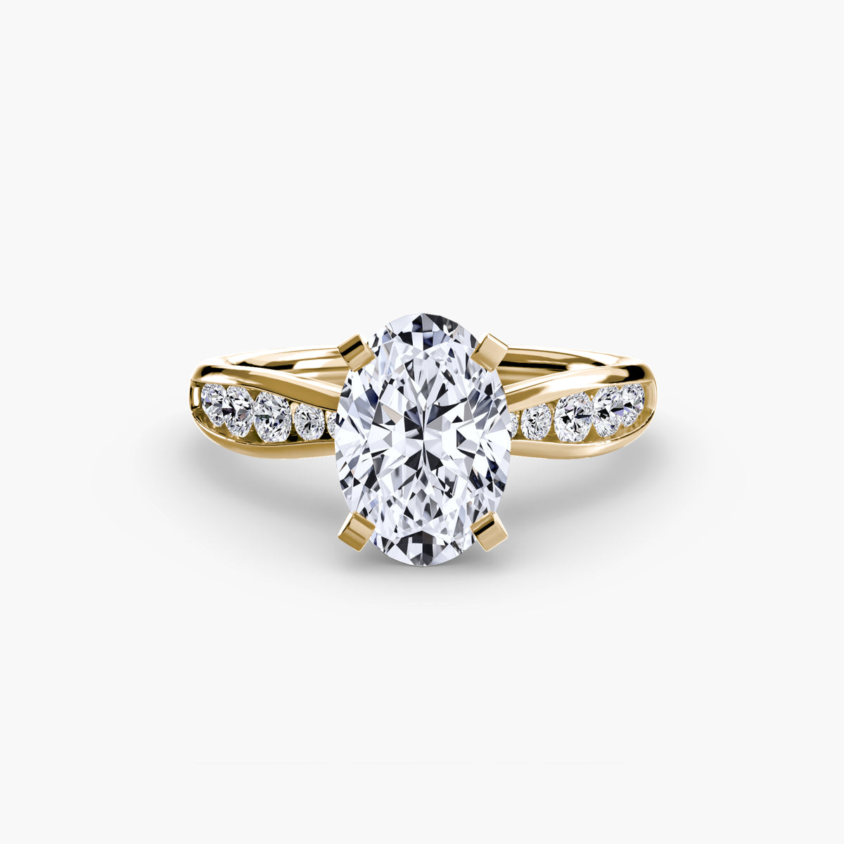 Elena Solitaire with Pavé