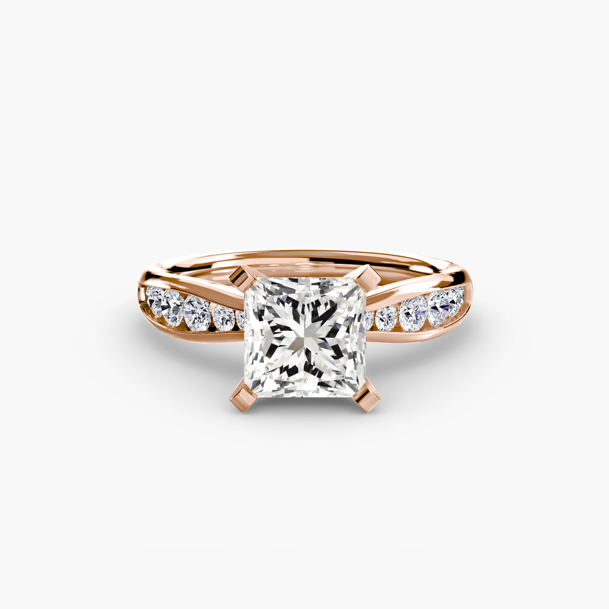 Elena Solitaire with Pavé