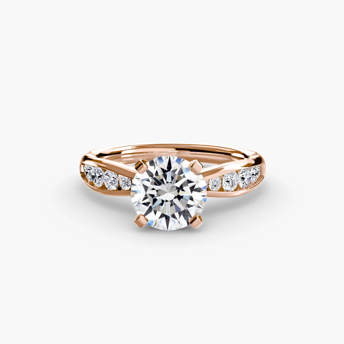 Elena Solitaire with Pavé