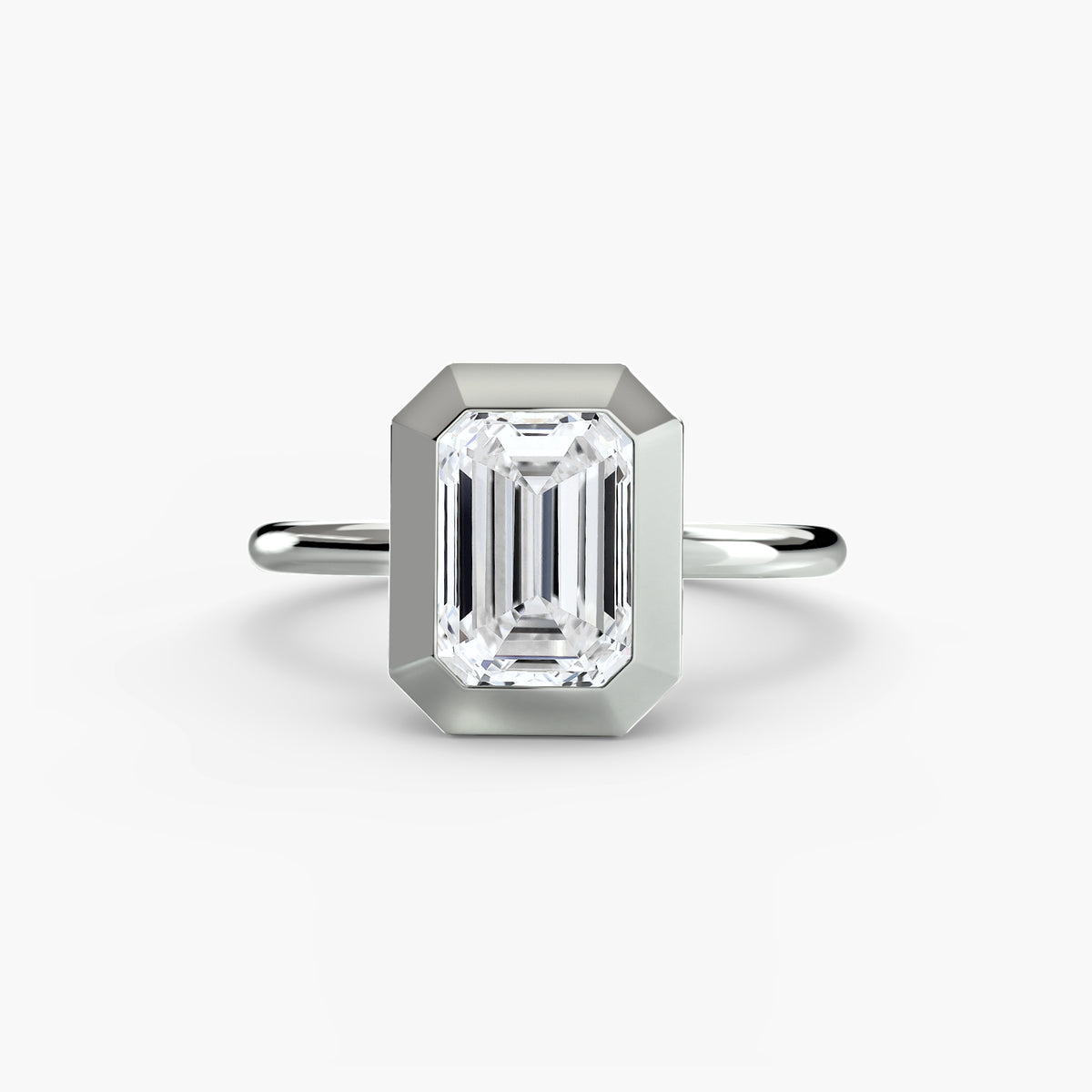 Emilia Bezel Set Solitaire