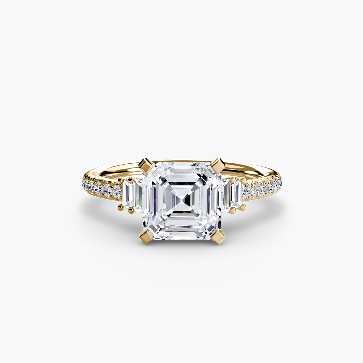 Alessia Solitaire with Pavé