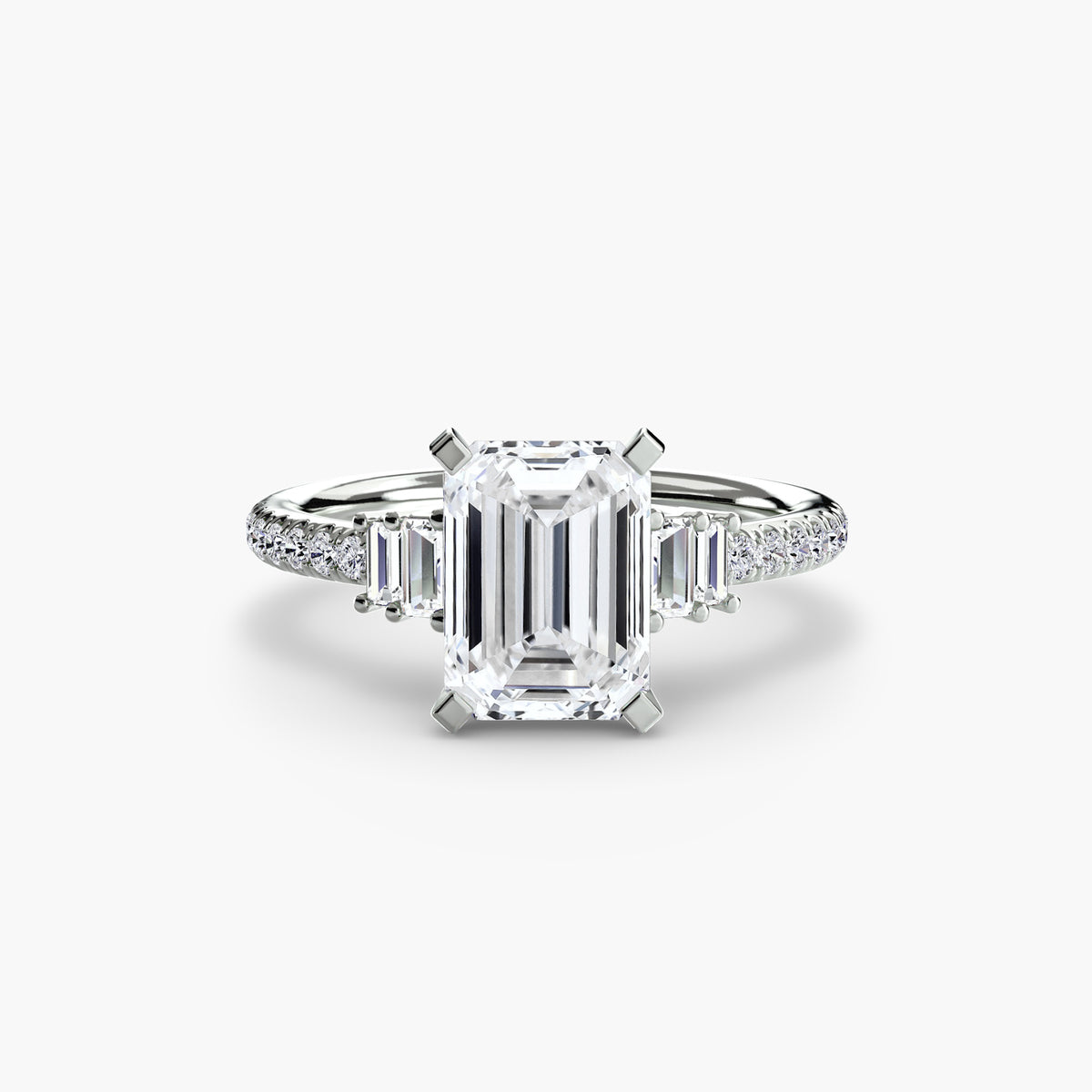 Alessia Solitaire with Pavé