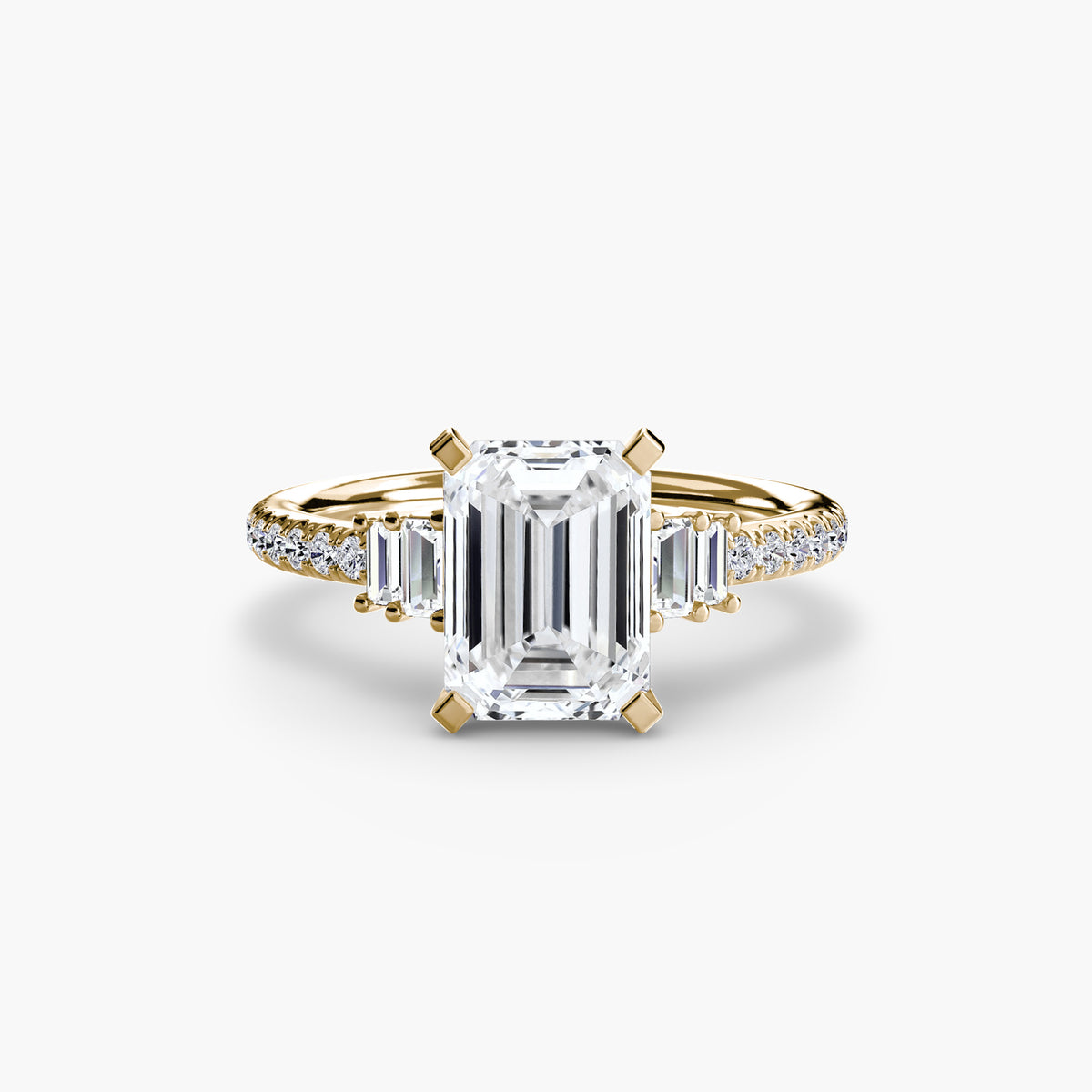 Alessia Solitaire with Pavé