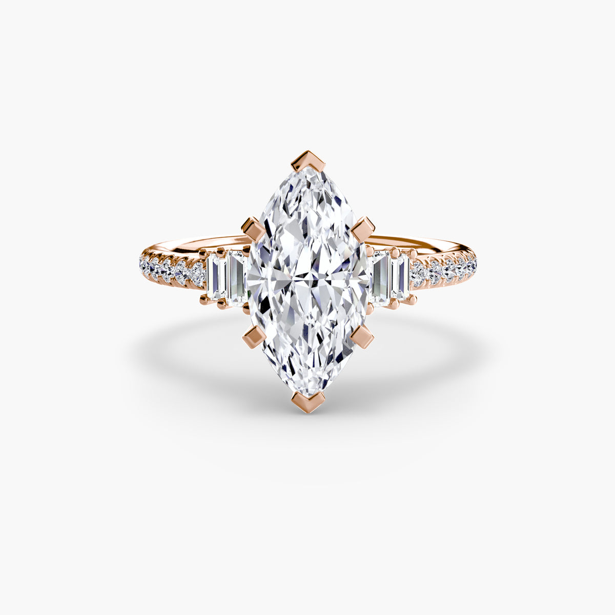 Alessia Solitaire with Pavé