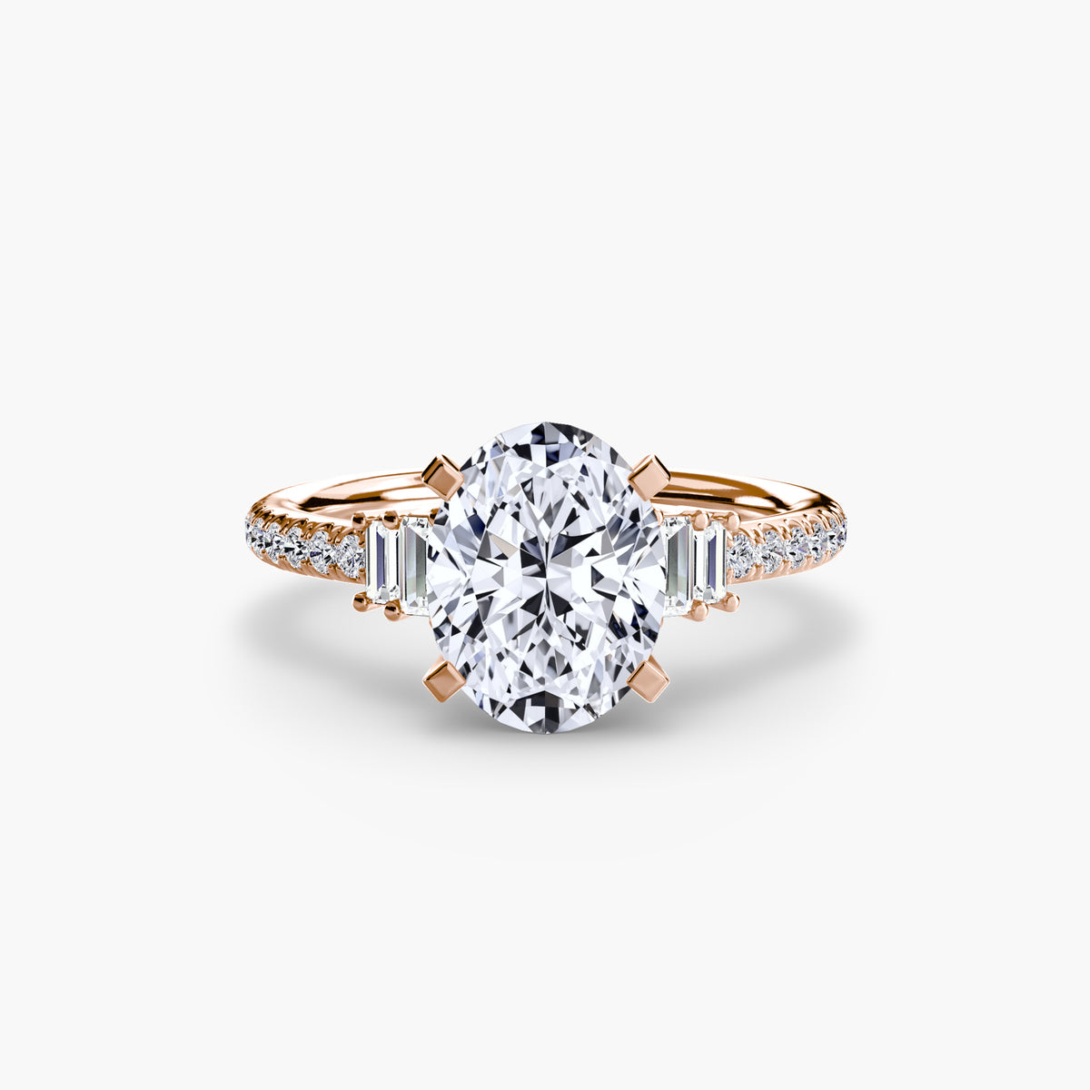 Alessia Solitaire with Pavé