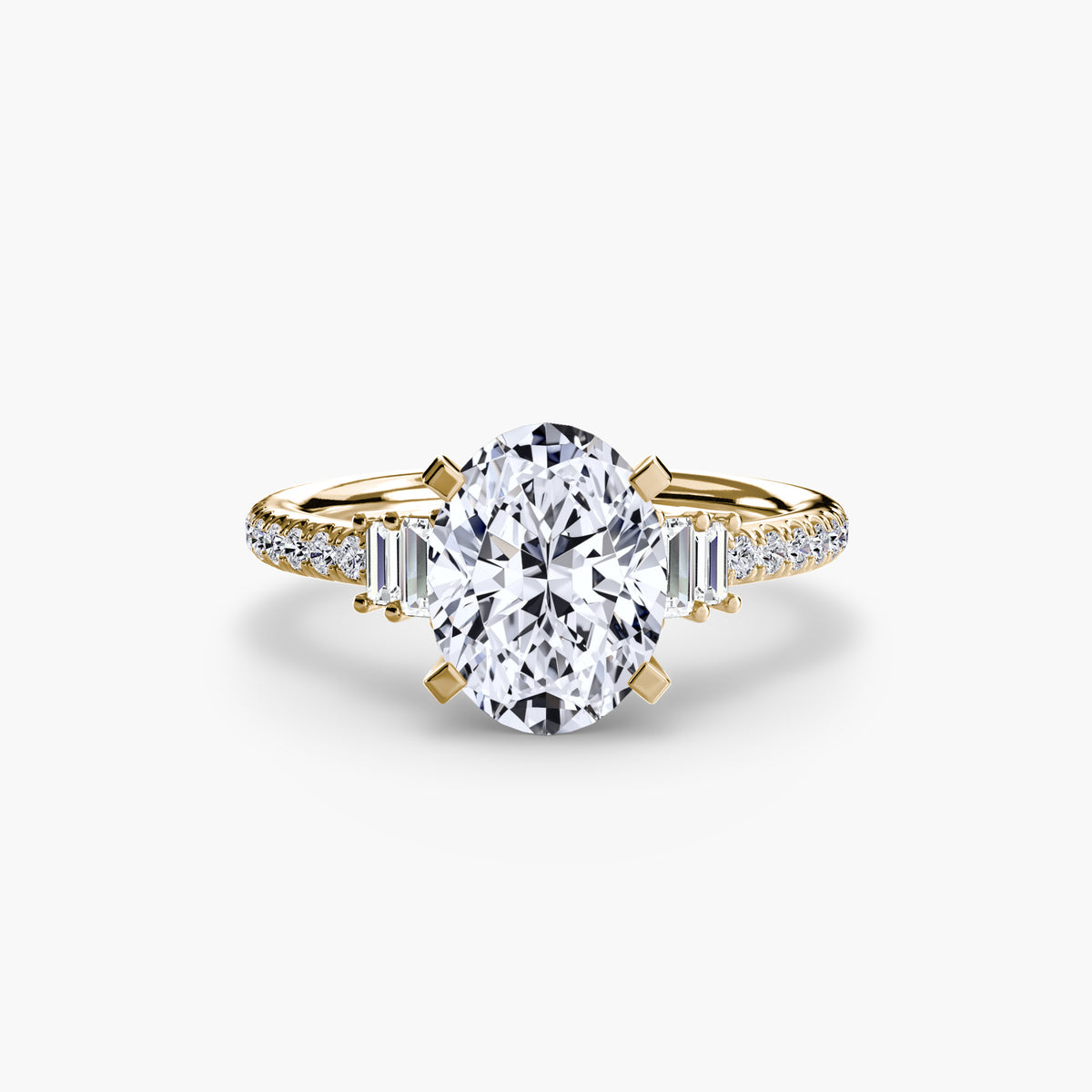 Alessia Solitaire with Pavé