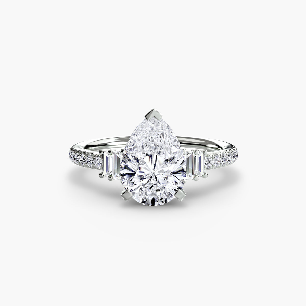 Alessia Solitaire with Pavé