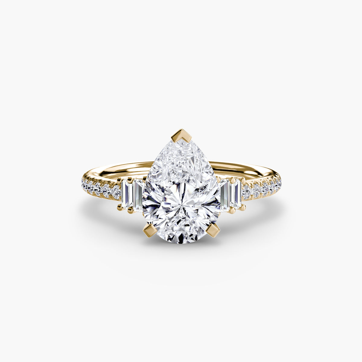 Alessia Solitaire with Pavé