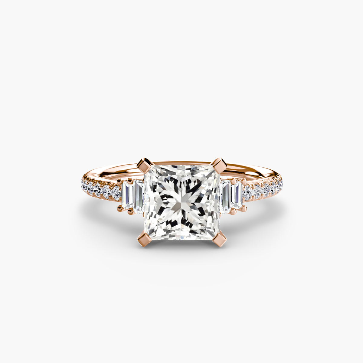 Alessia Solitaire with Pavé
