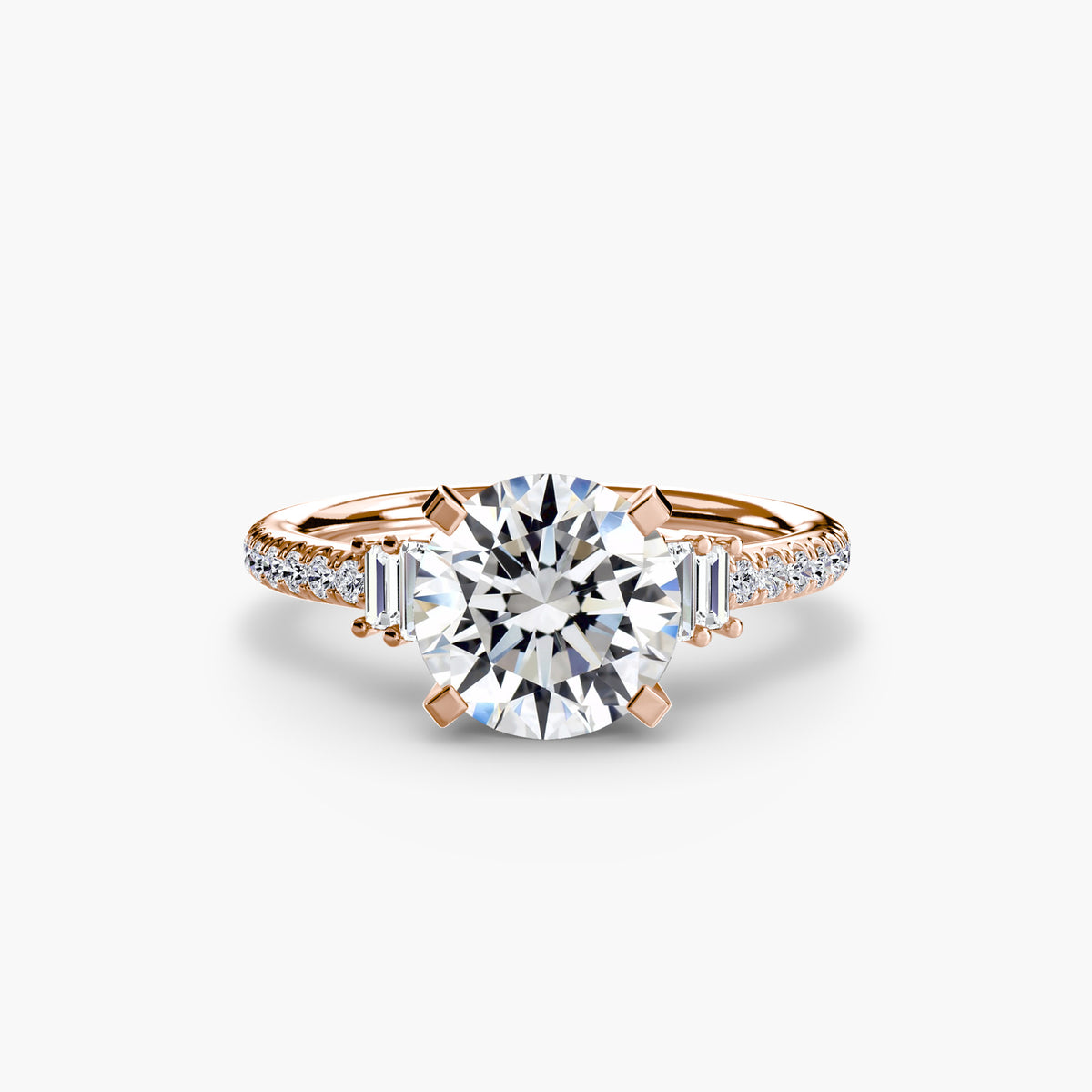 Alessia Solitaire with Pavé