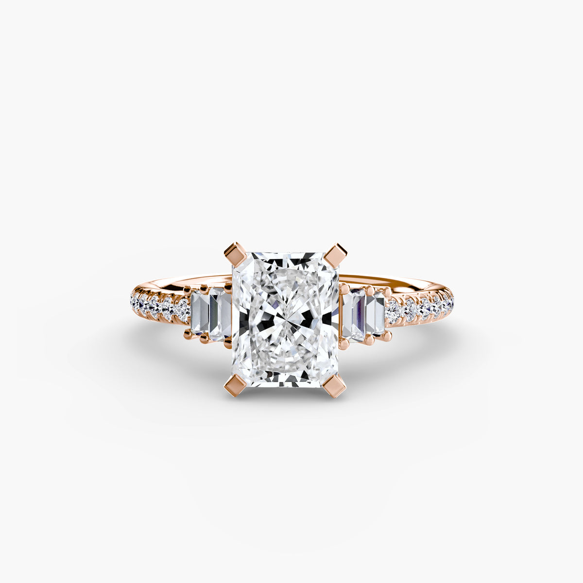 Alessia Solitaire with Pavé
