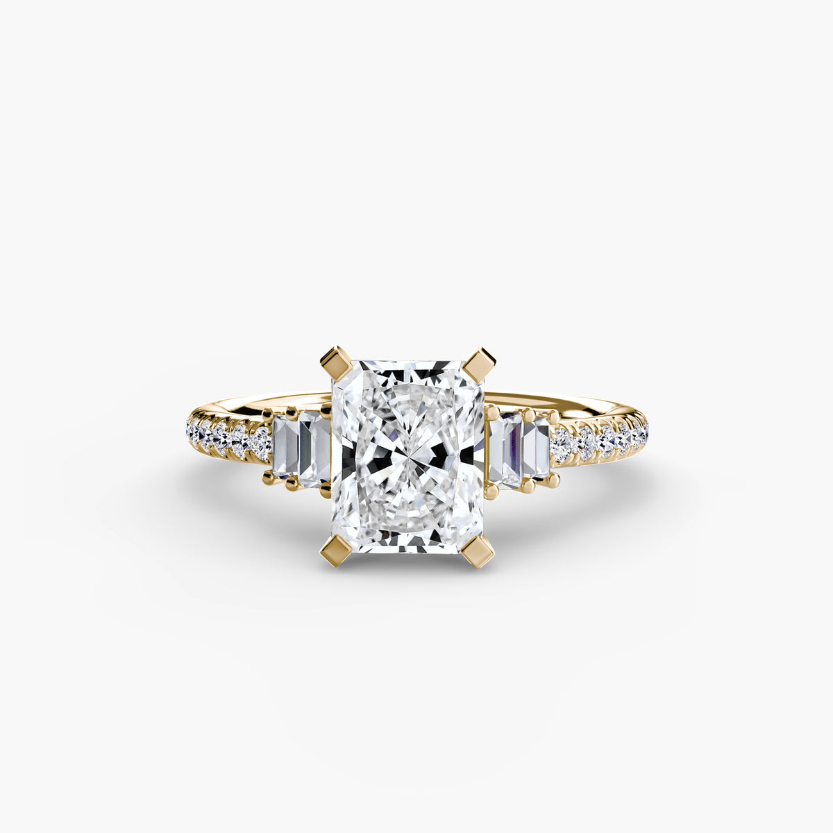 Alessia Solitaire with Pavé
