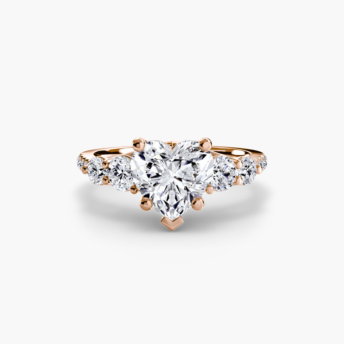 Ilaria Five-Stone with Pavé Band
