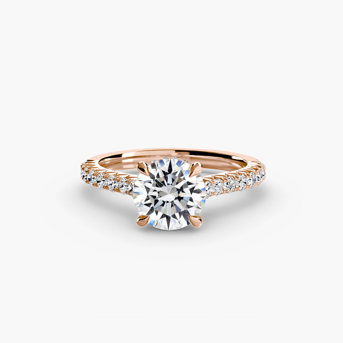 Martina Solitaire with Pavé