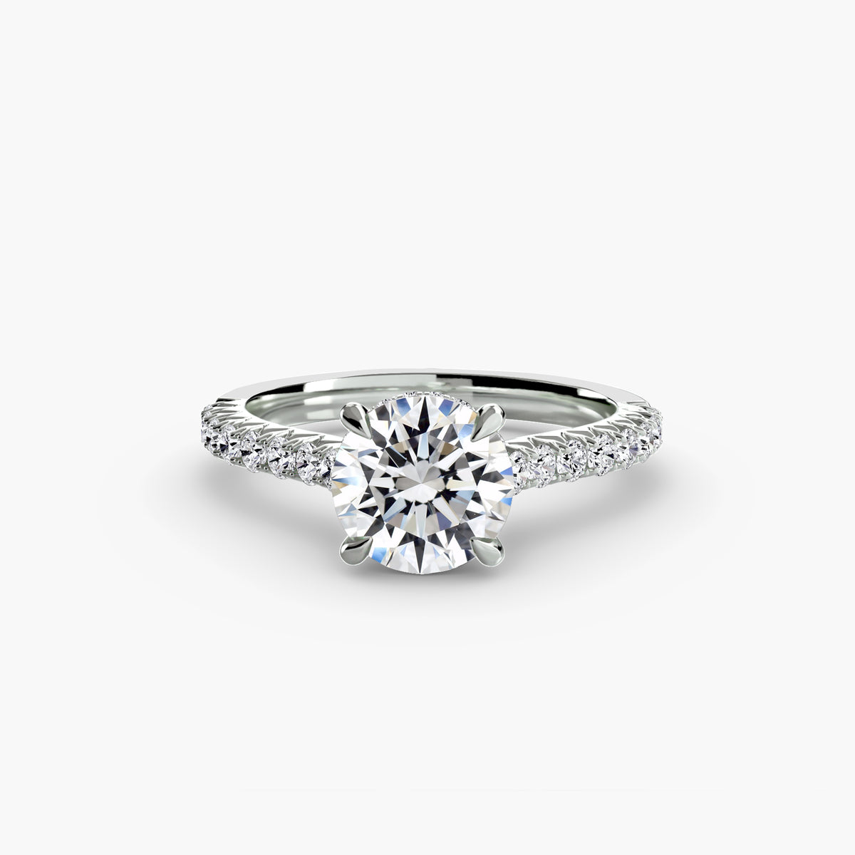 Martina Solitaire with Pavé