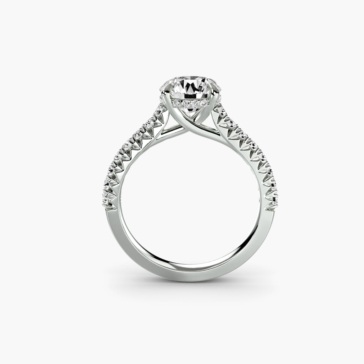 Martina Solitaire with Pavé