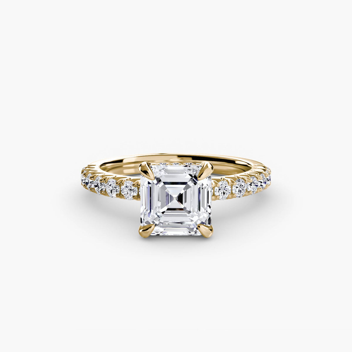 Paloma Solitaire with Pavé