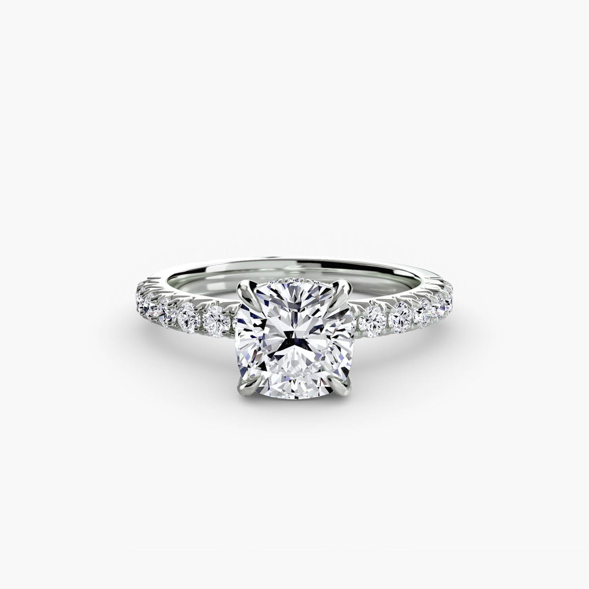 Paloma Solitaire with Pavé