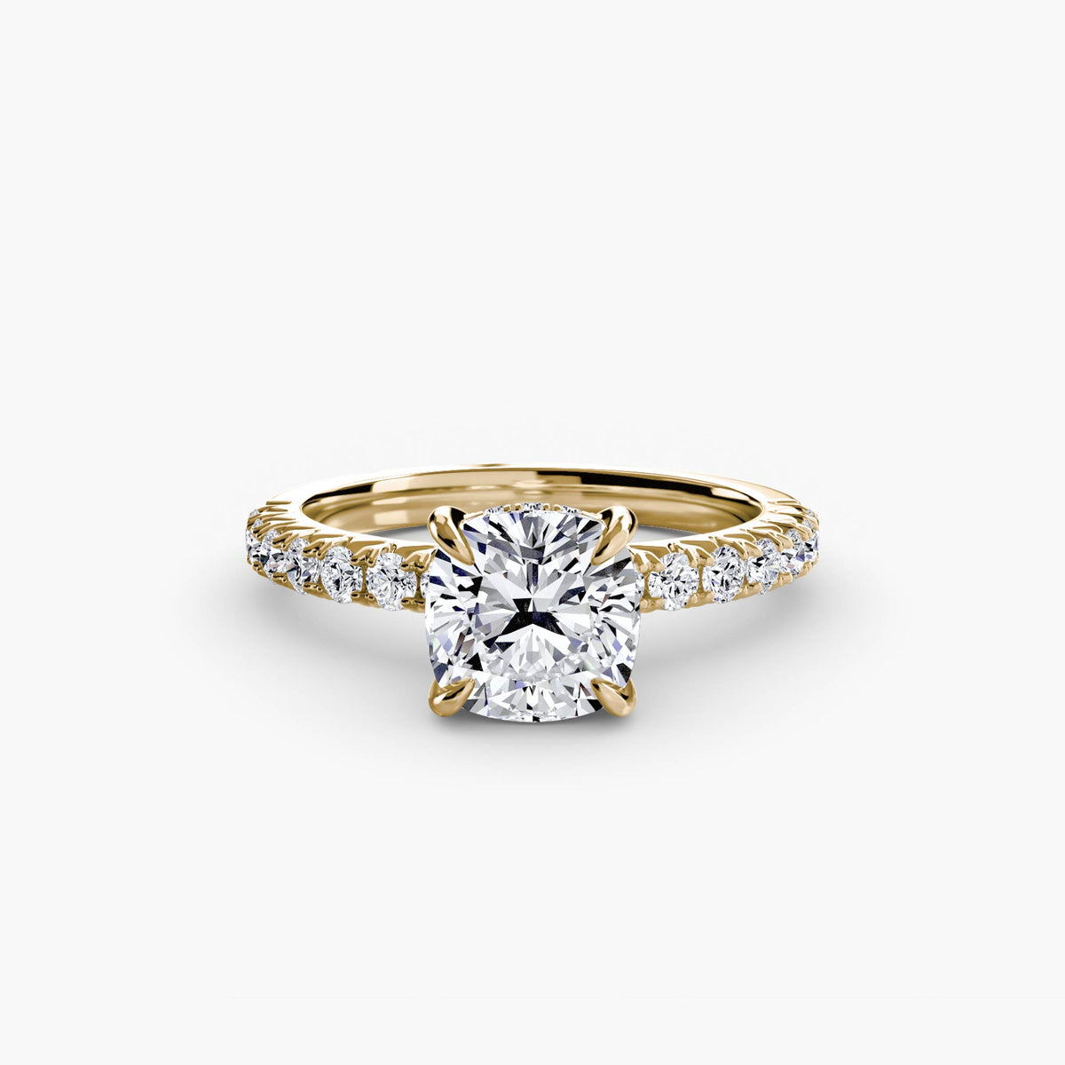 Paloma Solitaire with Pavé