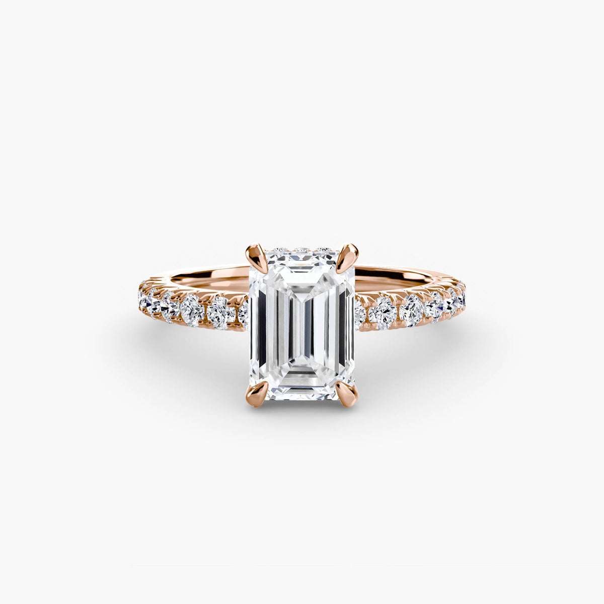 Paloma Solitaire with Pavé