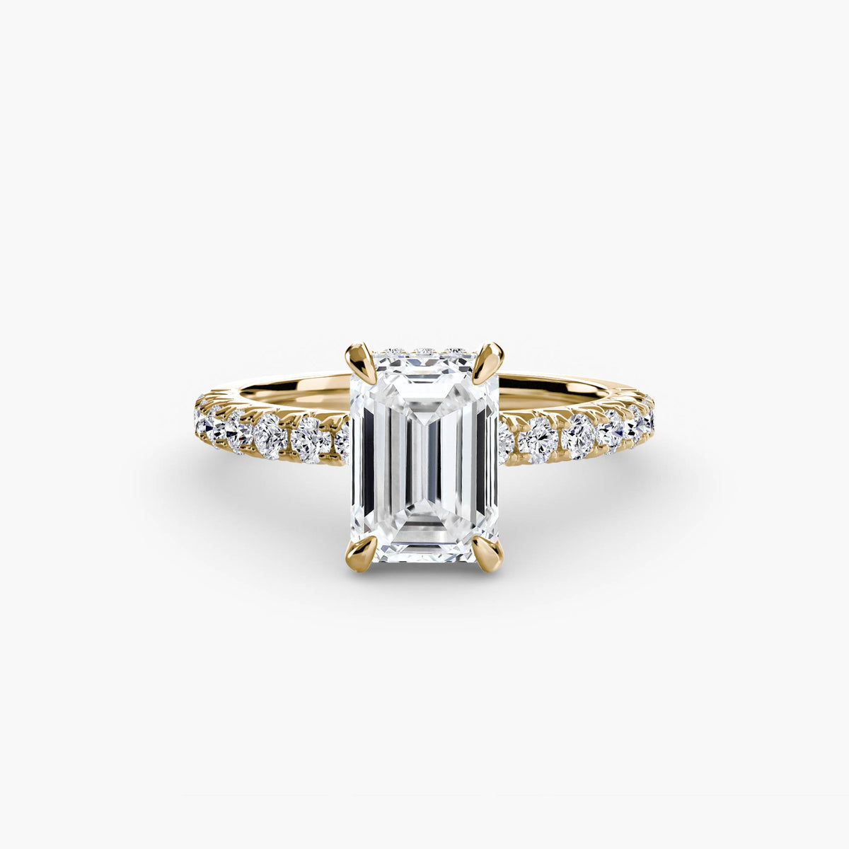 Paloma Solitaire with Pavé