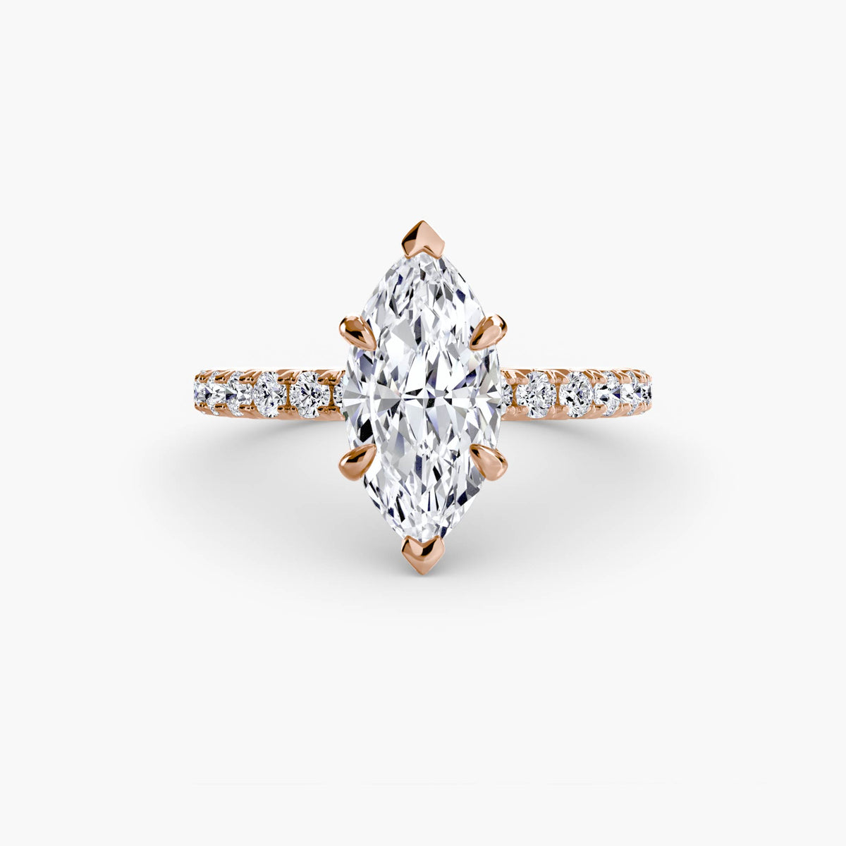 Paloma Solitaire with Pavé