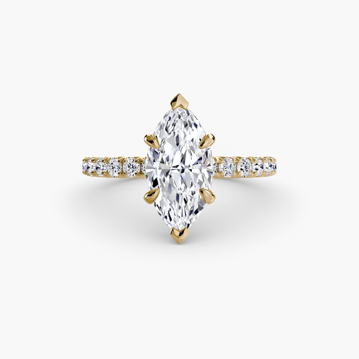 Paloma Solitaire with Pavé