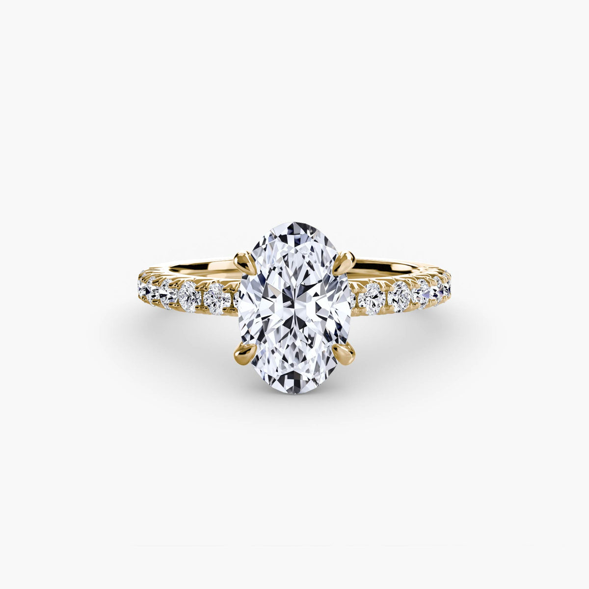 Paloma Solitaire with Pavé