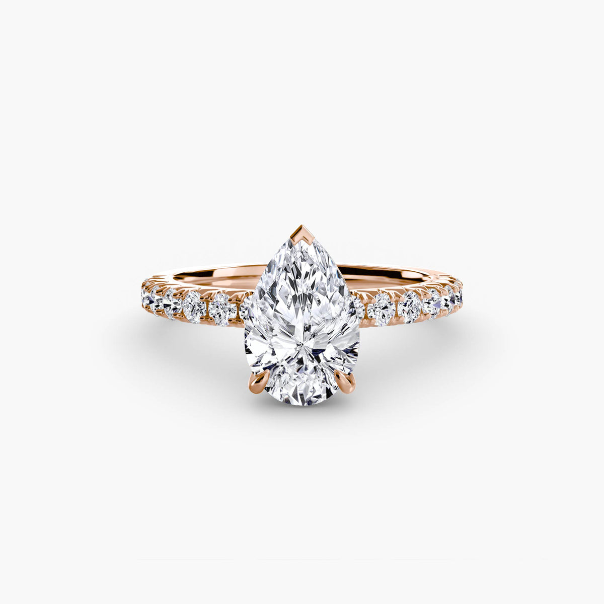 Paloma Solitaire with Pavé