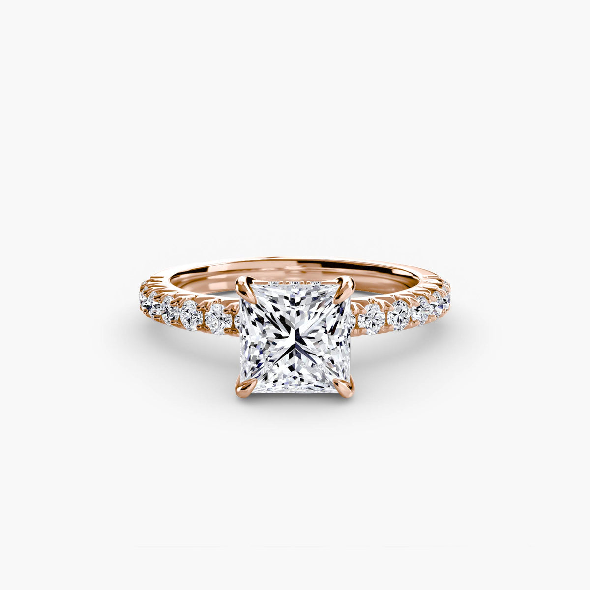 Paloma Solitaire with Pavé