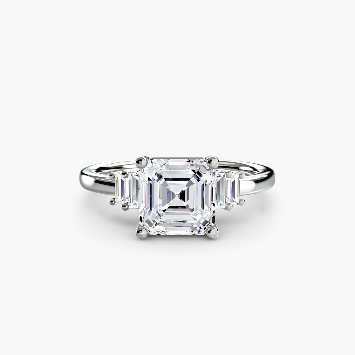 Manuela Baguette Accent Solitaire
