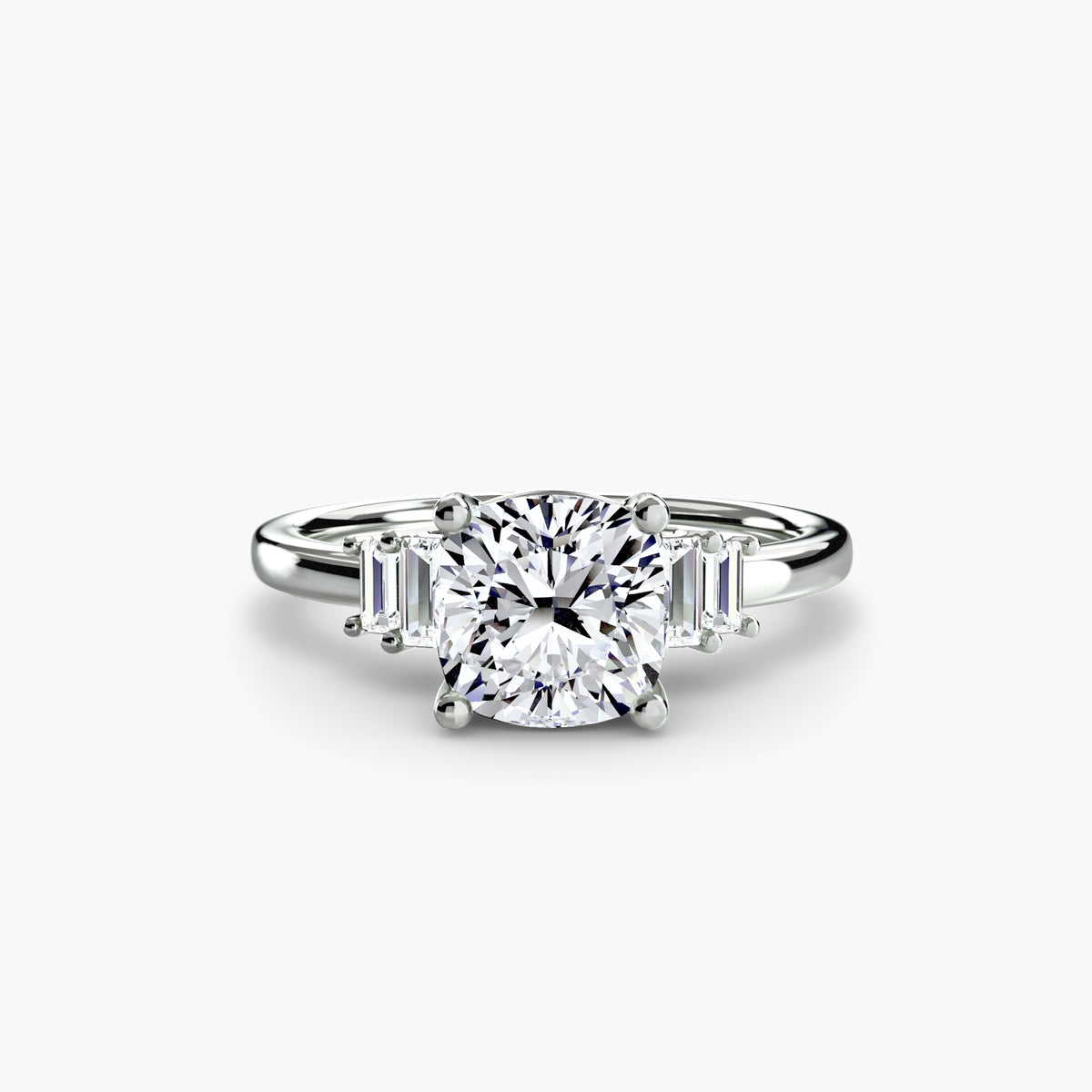 Manuela Baguette Accent Solitaire