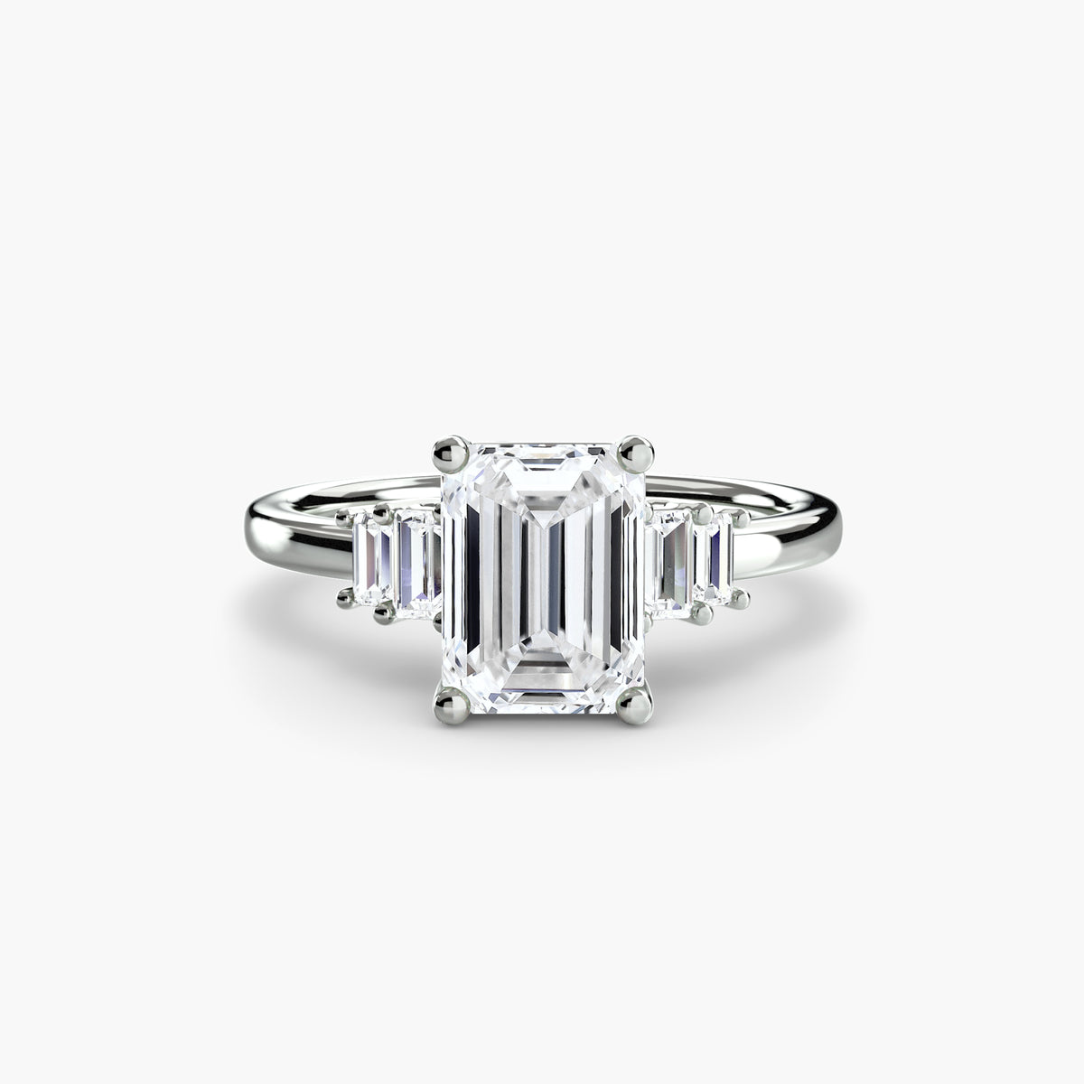 Manuela Baguette Accent Solitaire