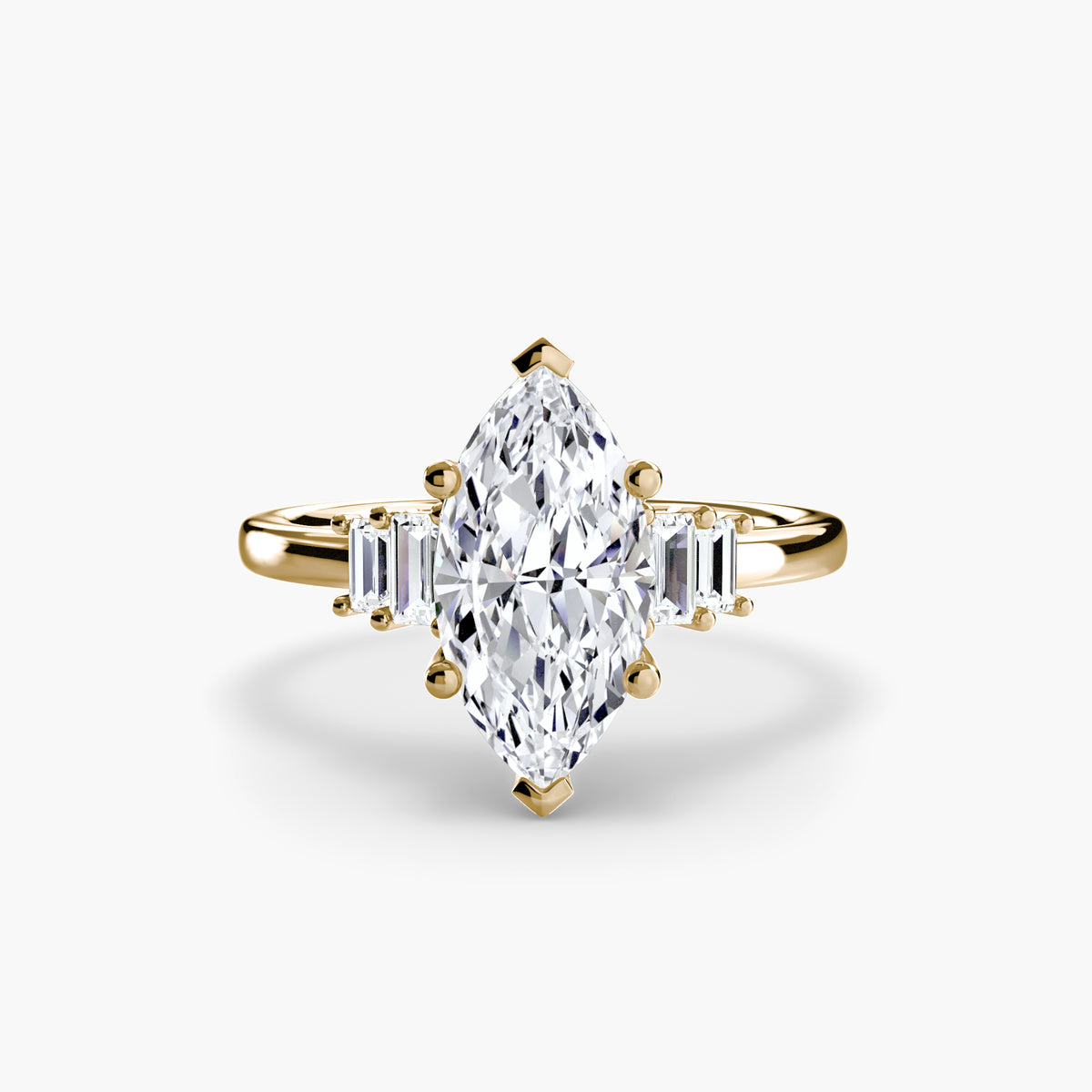 Manuela Baguette Accent Solitaire