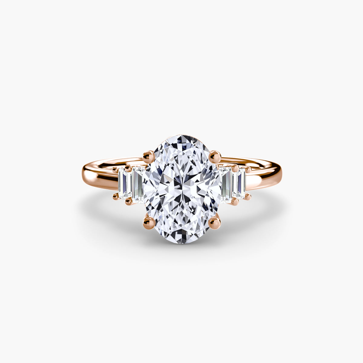 Manuela Baguette Accent Solitaire