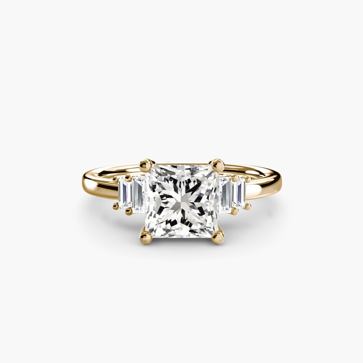 Manuela Baguette Accent Solitaire