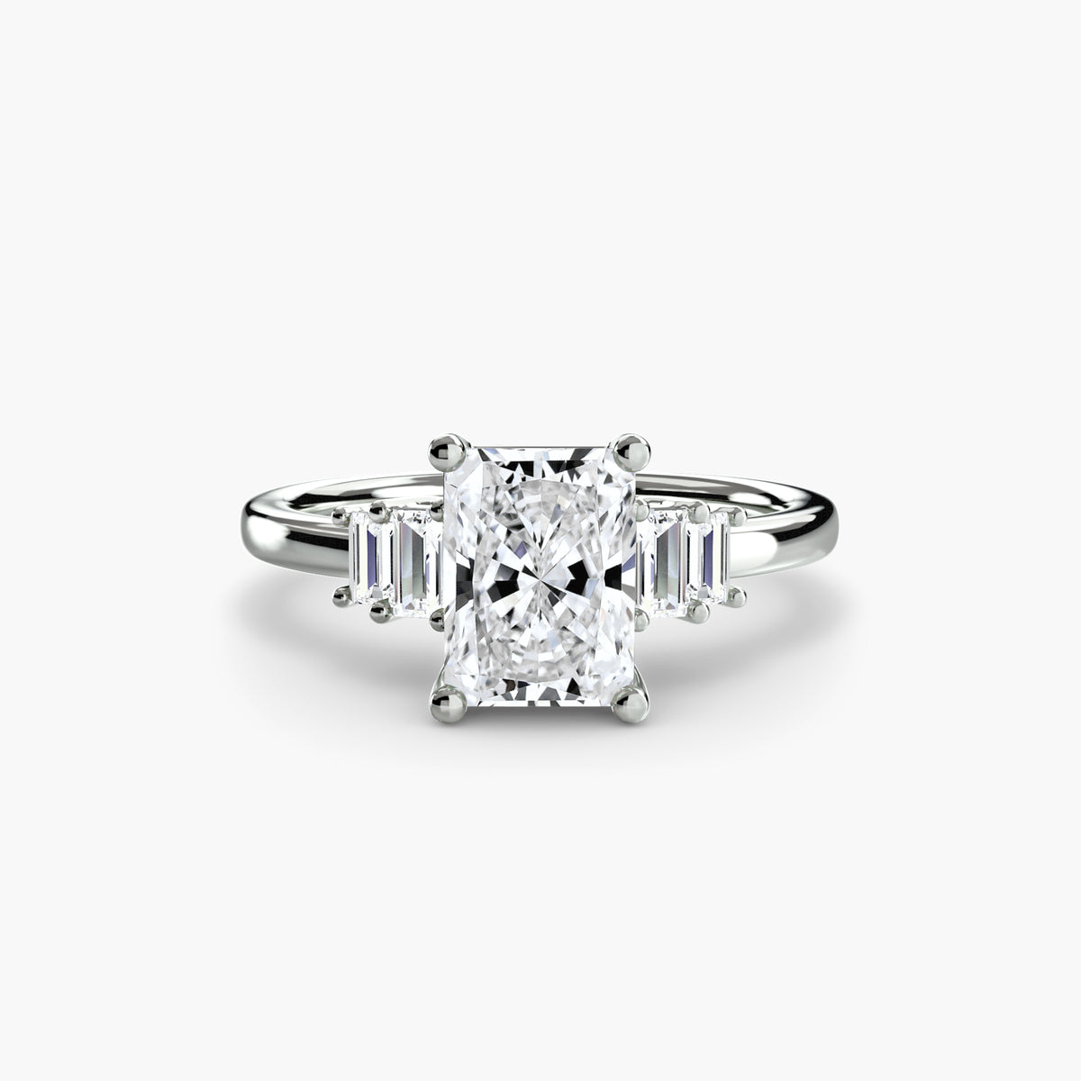 Manuela Baguette Accent Solitaire