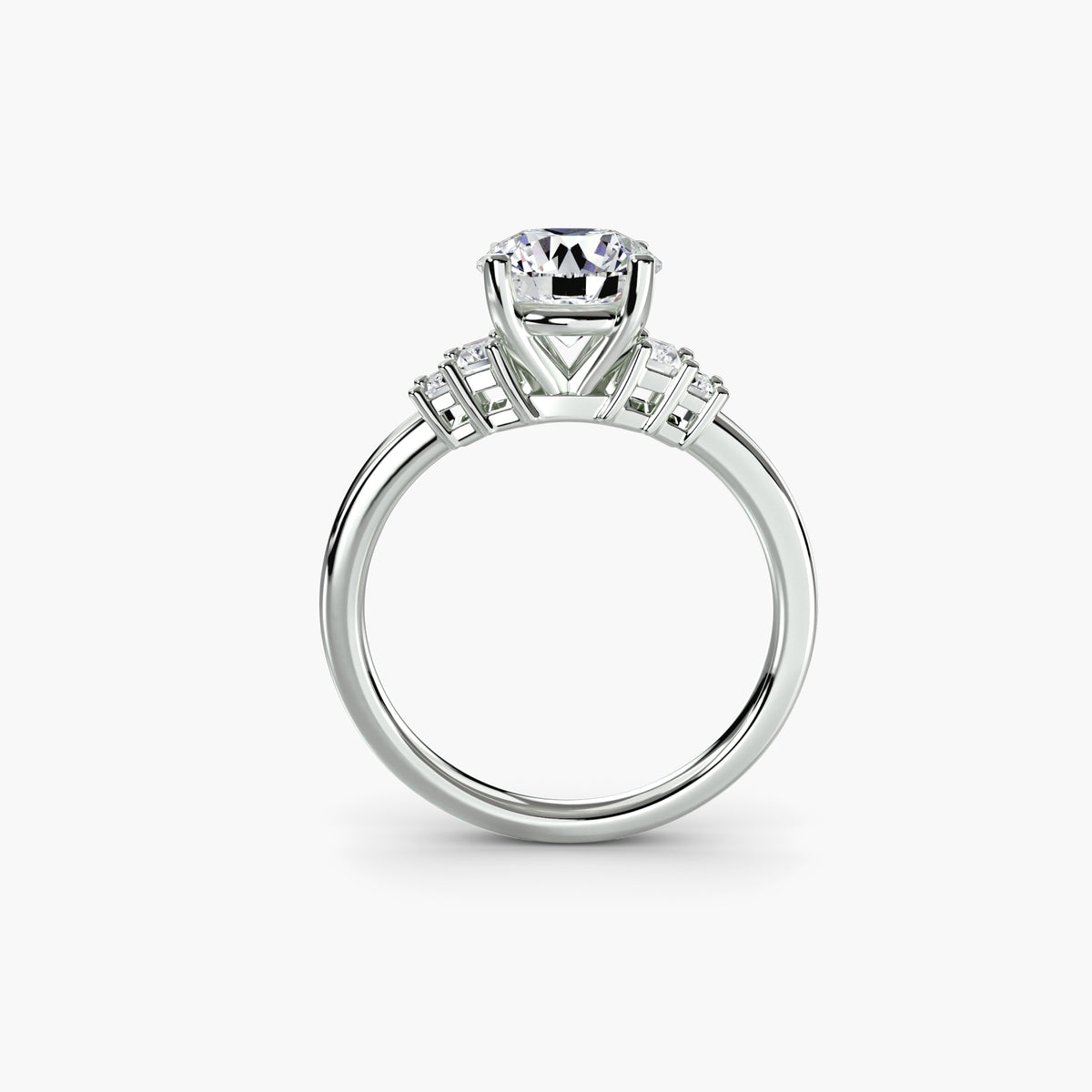 Manuela Baguette Accent Solitaire